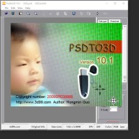 PSDTO3D101 version 2D to 3D  lenticular software